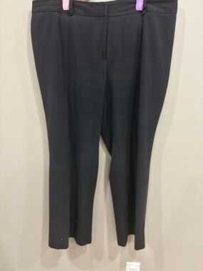 Lane Bryant Black Straight Trousers